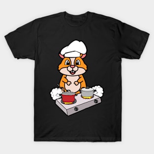 Cute Hamster is cooking T-Shirt